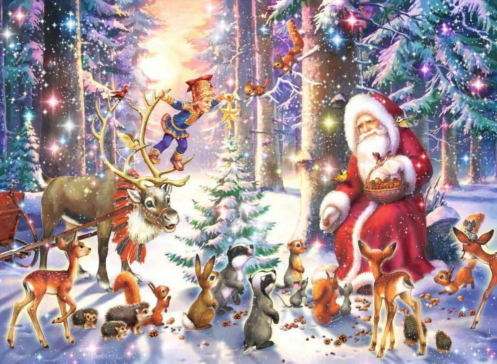 100 pc Puzzle - Christmas in the Forest