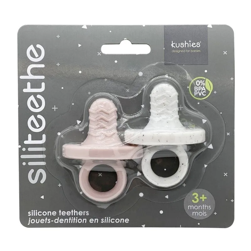 2 Pack Silicone Teethers