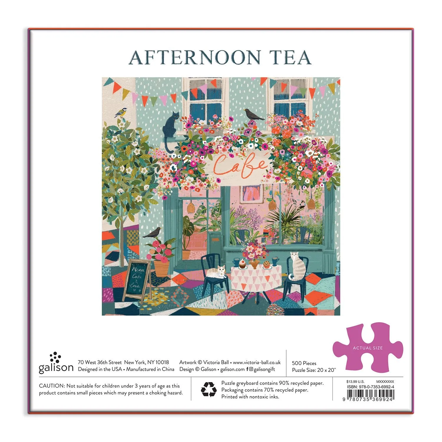 Afternoon Tea 500 Piece Jigsaw Puzzle