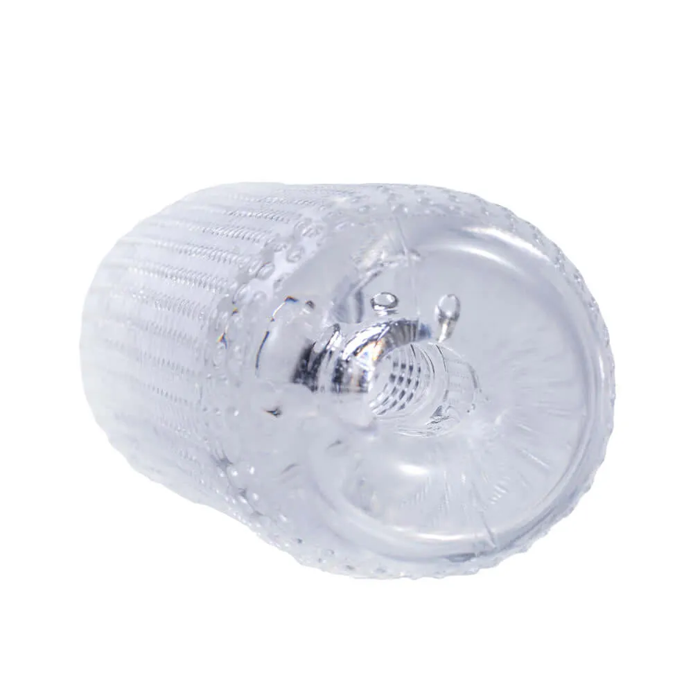 Anson Crystal Clear Hard Cup TPE Masturbator - Stimulating Pleasure for Men