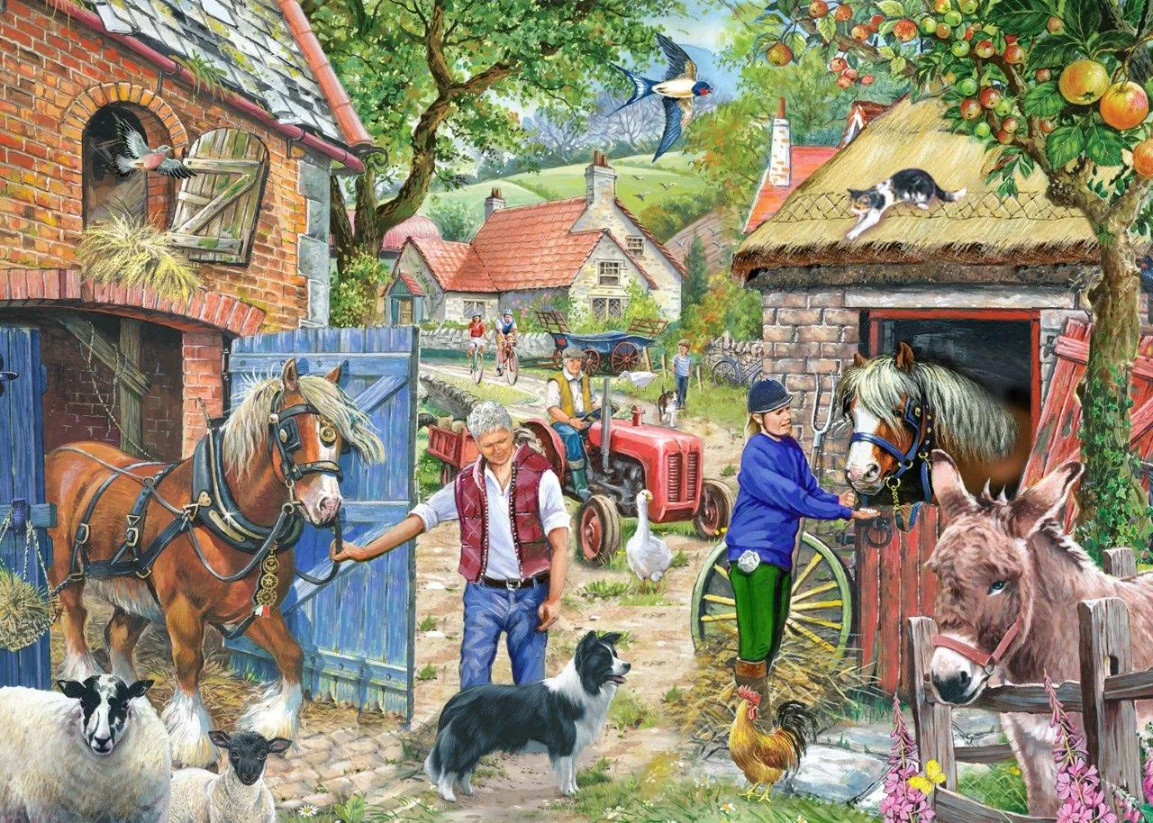 Appletree Lane - 1000 Piece Jigsaw Puzzle