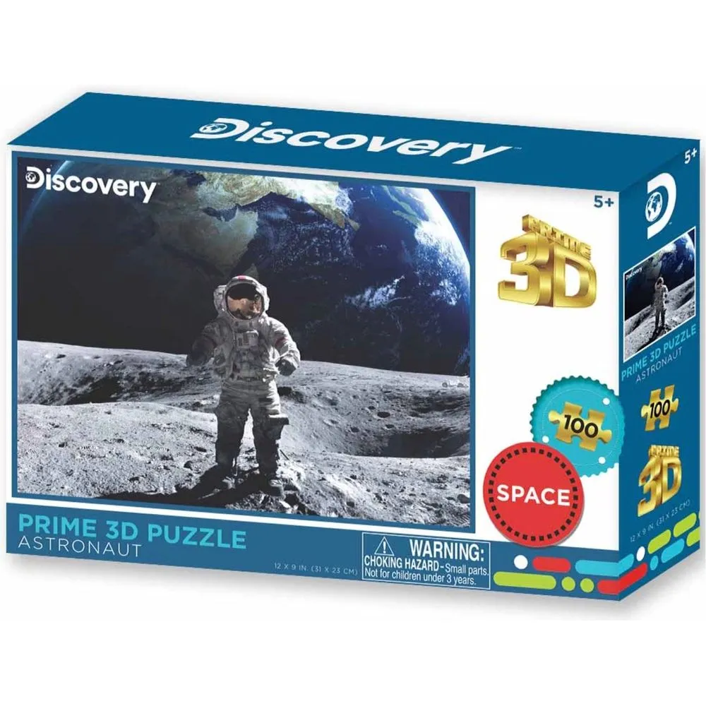 Astronaut Discovery 3D  Jigsaw Puzzle 100pc