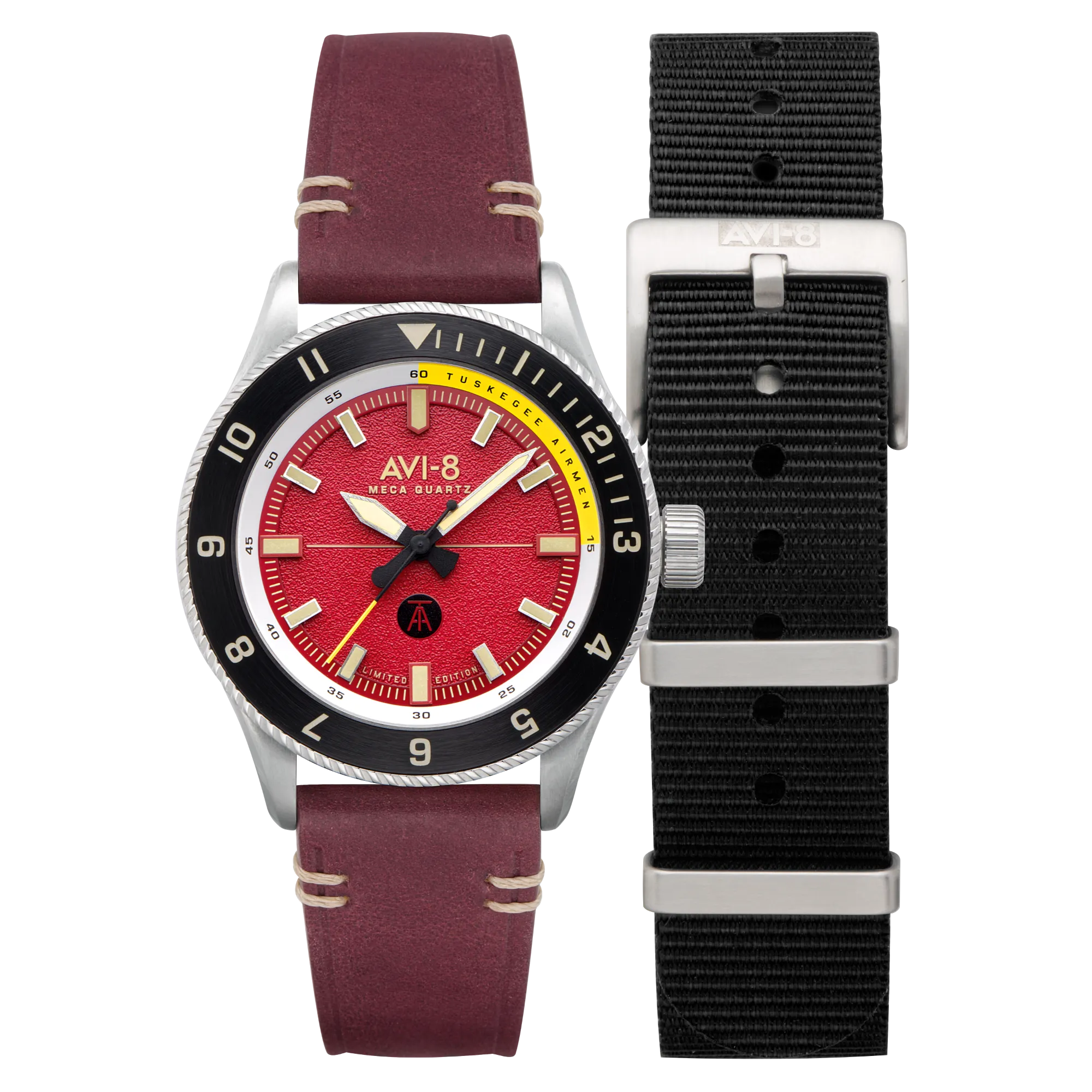 AVI-8 Men's Ramitelli Tuskegee Airmen Meca-Quartz Limited Edition Watch AV-4103-04