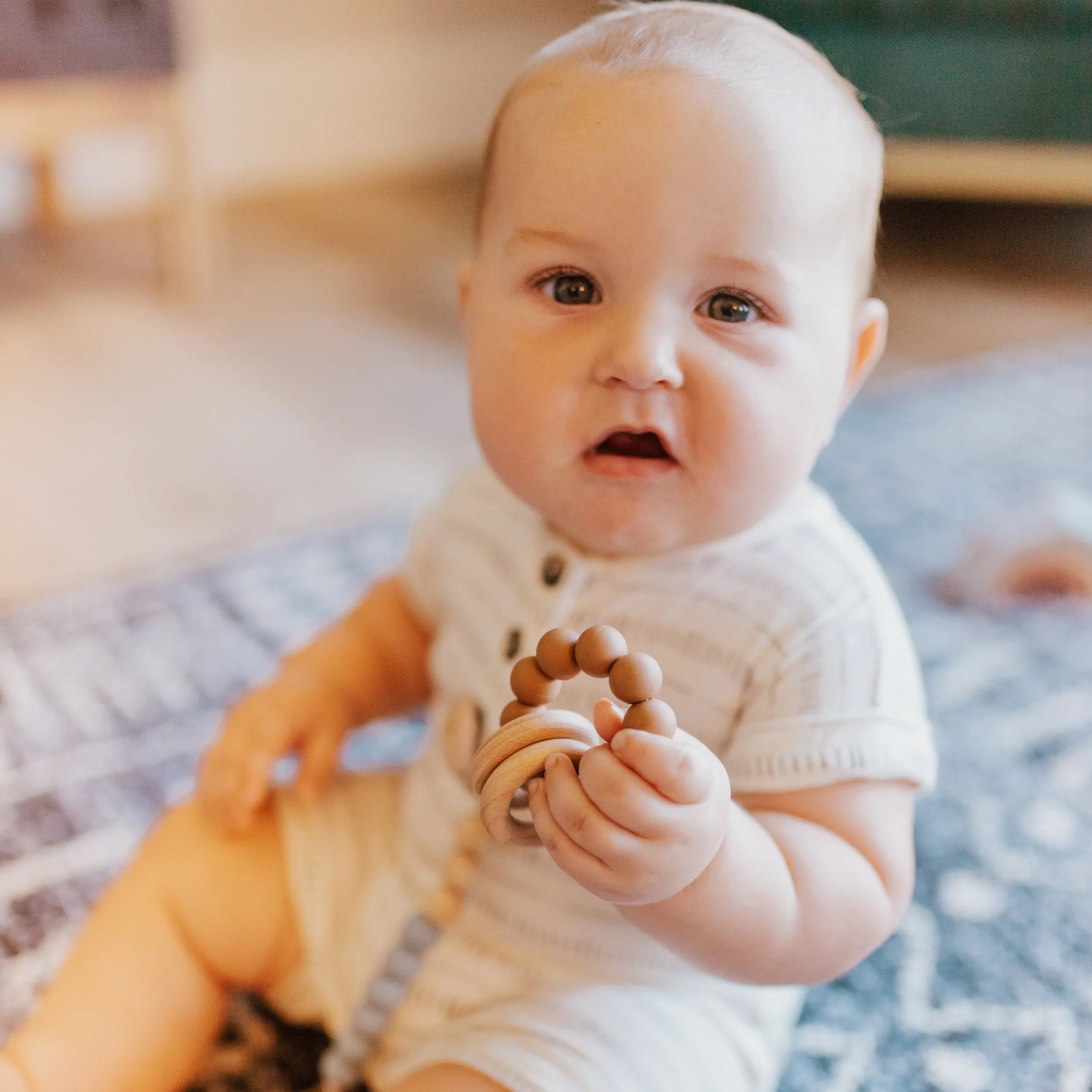 Babeehive Goods Clay Teething Ring