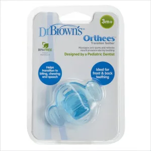 Dr. Brown's Orthees Transition Teether in Blue