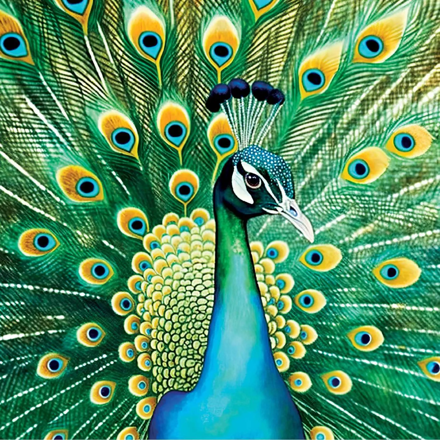 Emerald Peacock - 1000 Piece Jigsaw Puzzle