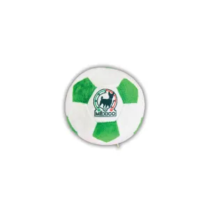 FLOOFBOL Mexico Plush Soccer Ball Dog Toy