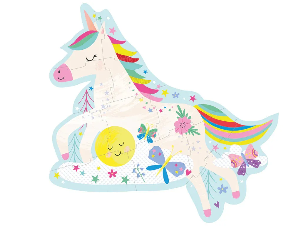 Floss & Rock Rainbow Unicorn Jigsaw Puzzle - 12 Pieces