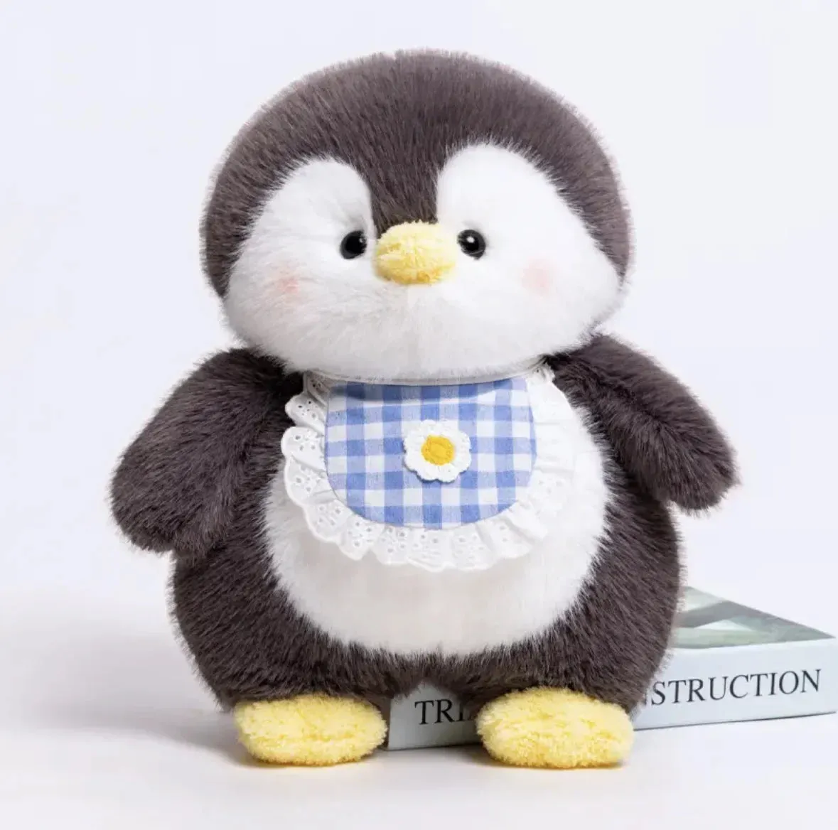 Fluffy Cuddly Happy Penguin Plush