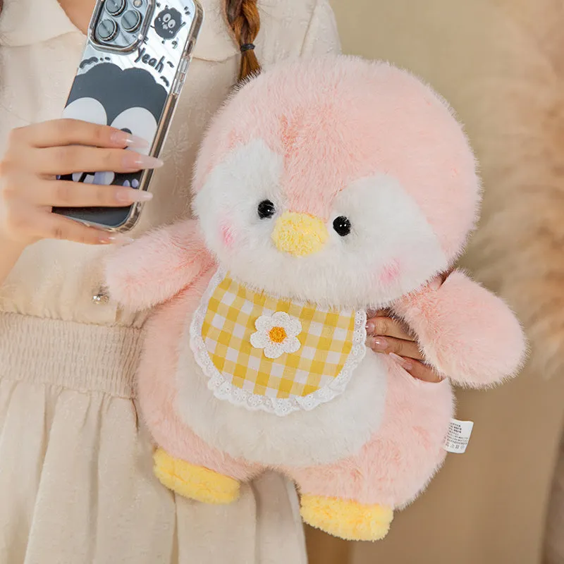 Fluffy Cuddly Happy Penguin Plush