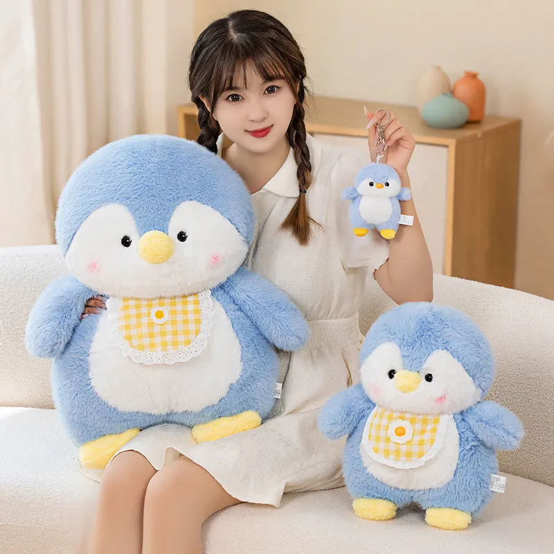 Fluffy Cuddly Happy Penguin Plush