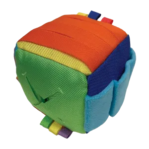 foufouBRANDS Hide 'n Seek Cube Dog Puzzle Toy