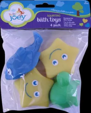 FRONTLINE - Baby Joey Bath Toys - 4 Toys