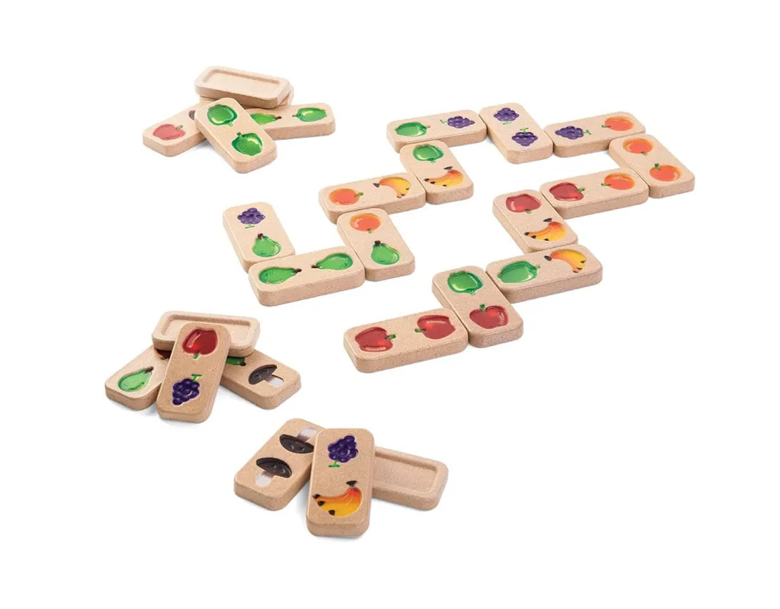 Fruit & Veggie Domino <br> Plan Toys