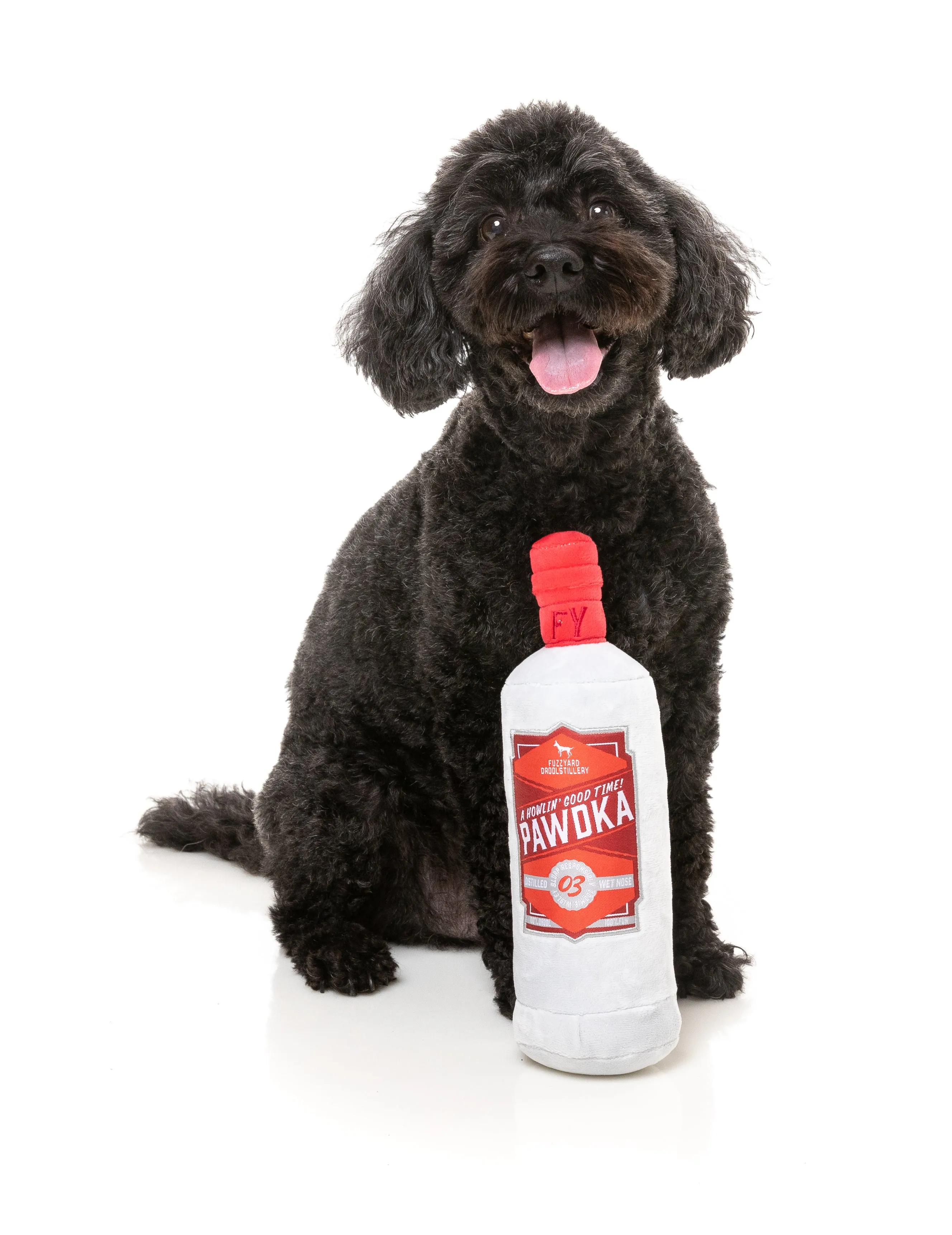 FuzzYard Squeaky Booze Plush Dog Toy (Pawdka)