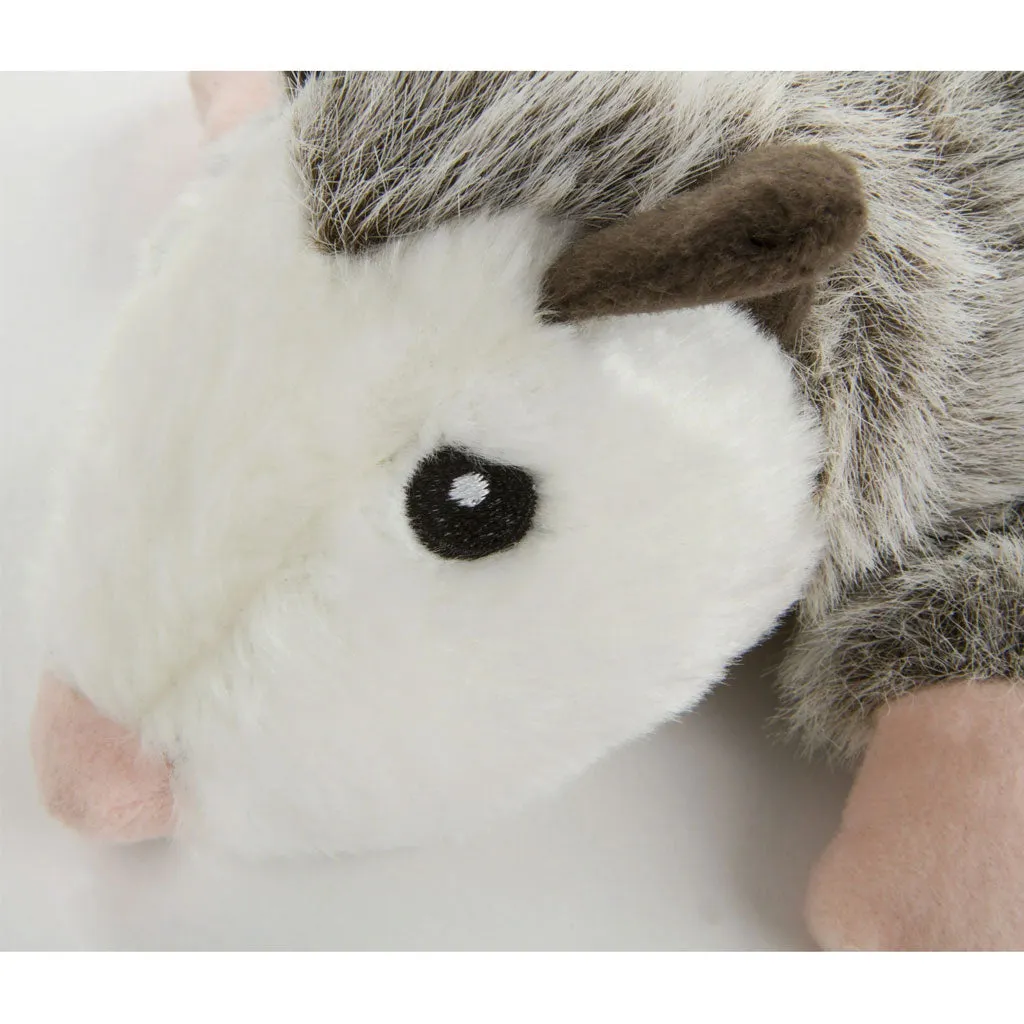 GoDog Flatz Opossum Squeaky Plush Dog Toy, Large