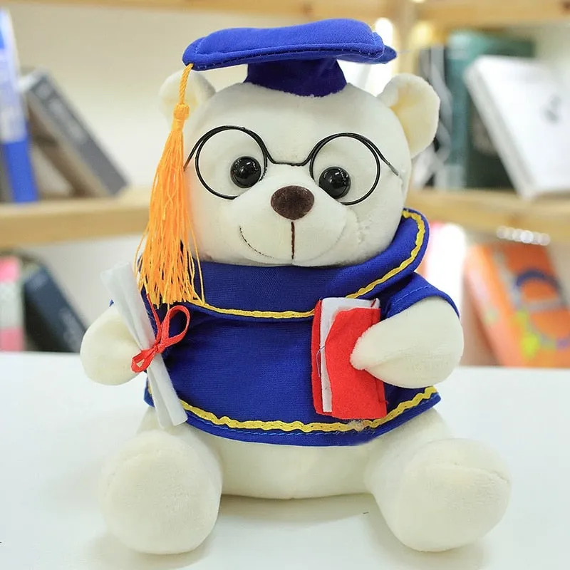 Graduate Teddy Bear Plush Stuffed Toy