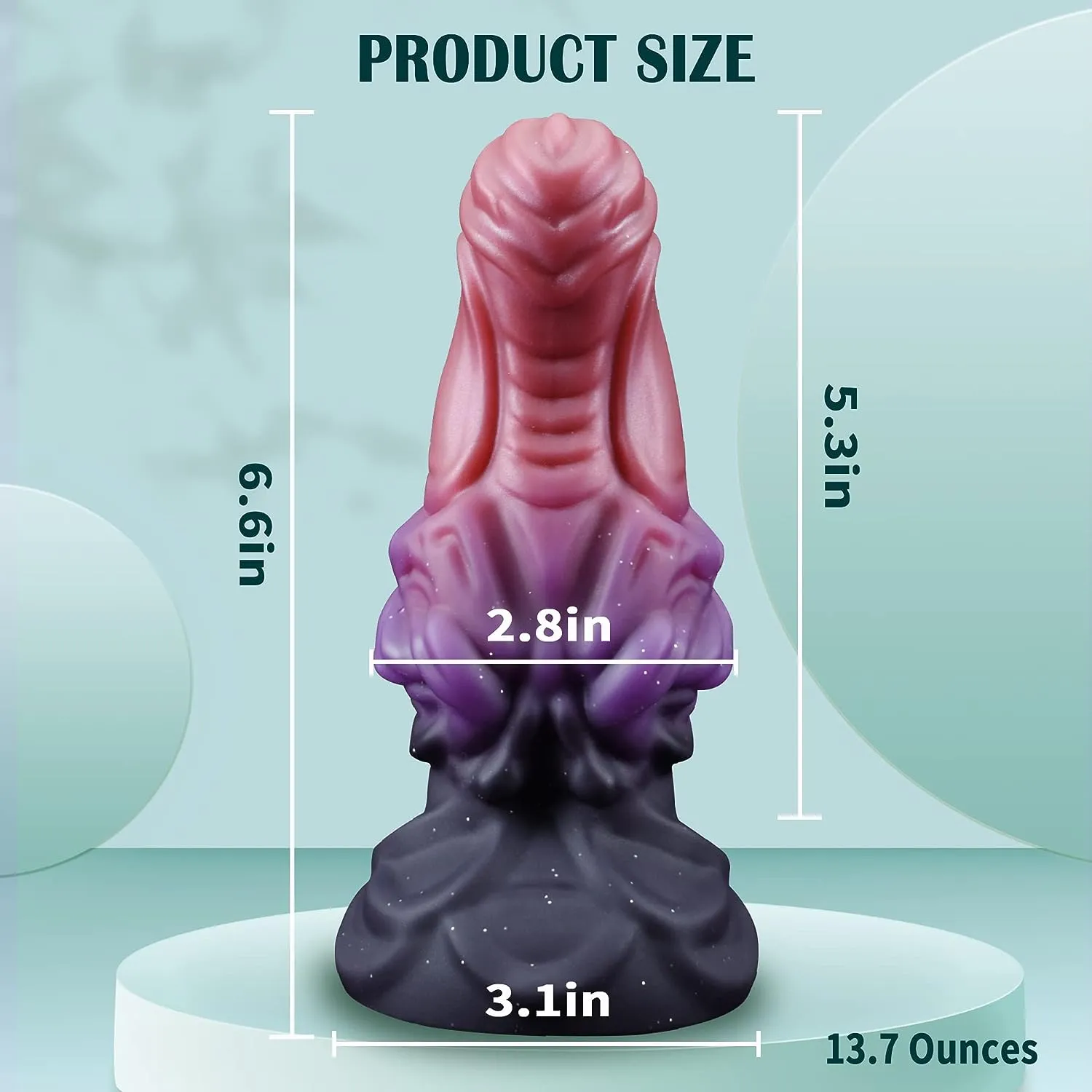 IMP- 6.6"/ 8.3" Fantasy Monster Dildo With Super Strong Suction Cup - Laphwing