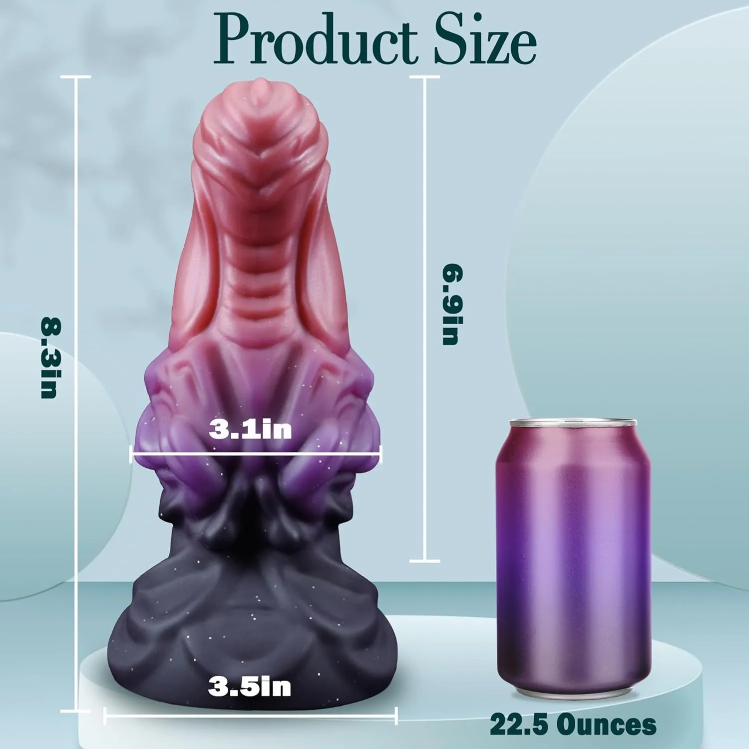 IMP- 6.6"/ 8.3" Fantasy Monster Dildo With Super Strong Suction Cup - Laphwing