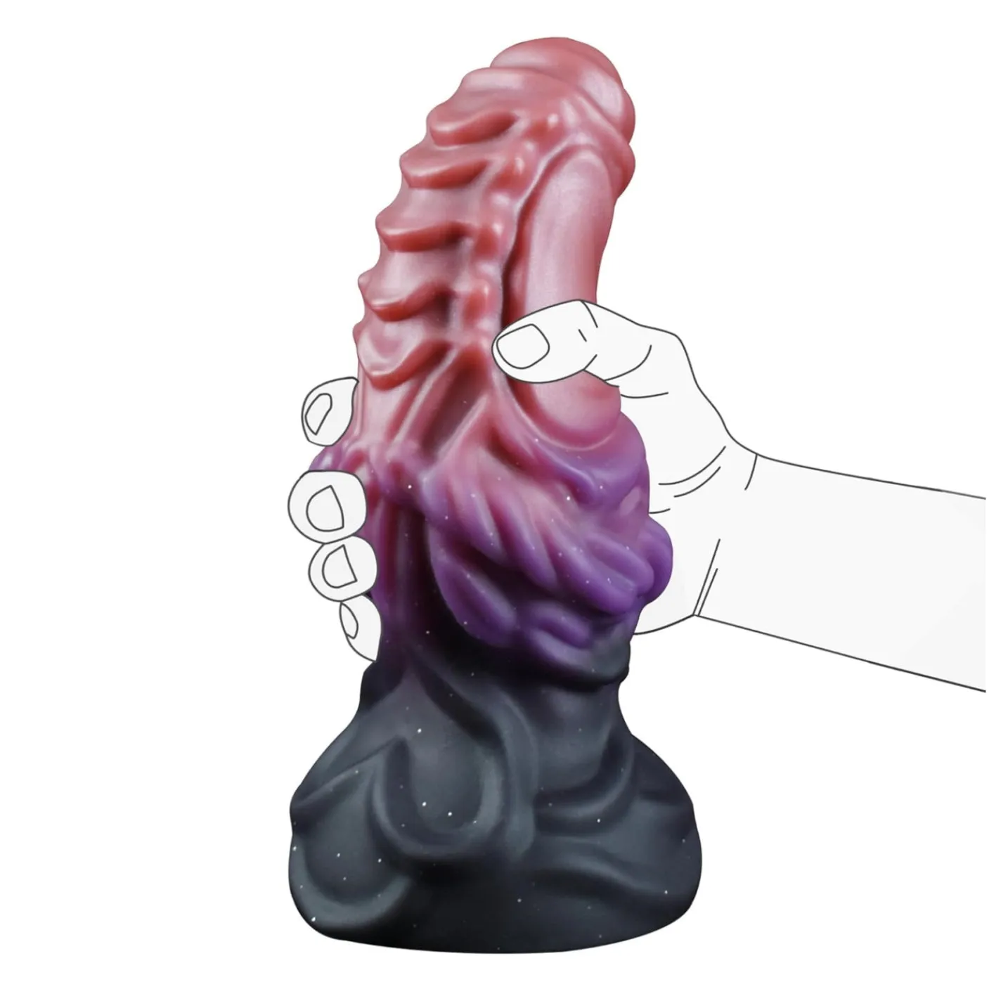 IMP- 6.6"/ 8.3" Fantasy Monster Dildo With Super Strong Suction Cup - Laphwing