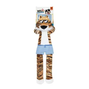 Injoya Safari Flap Tiger Dog Toy L