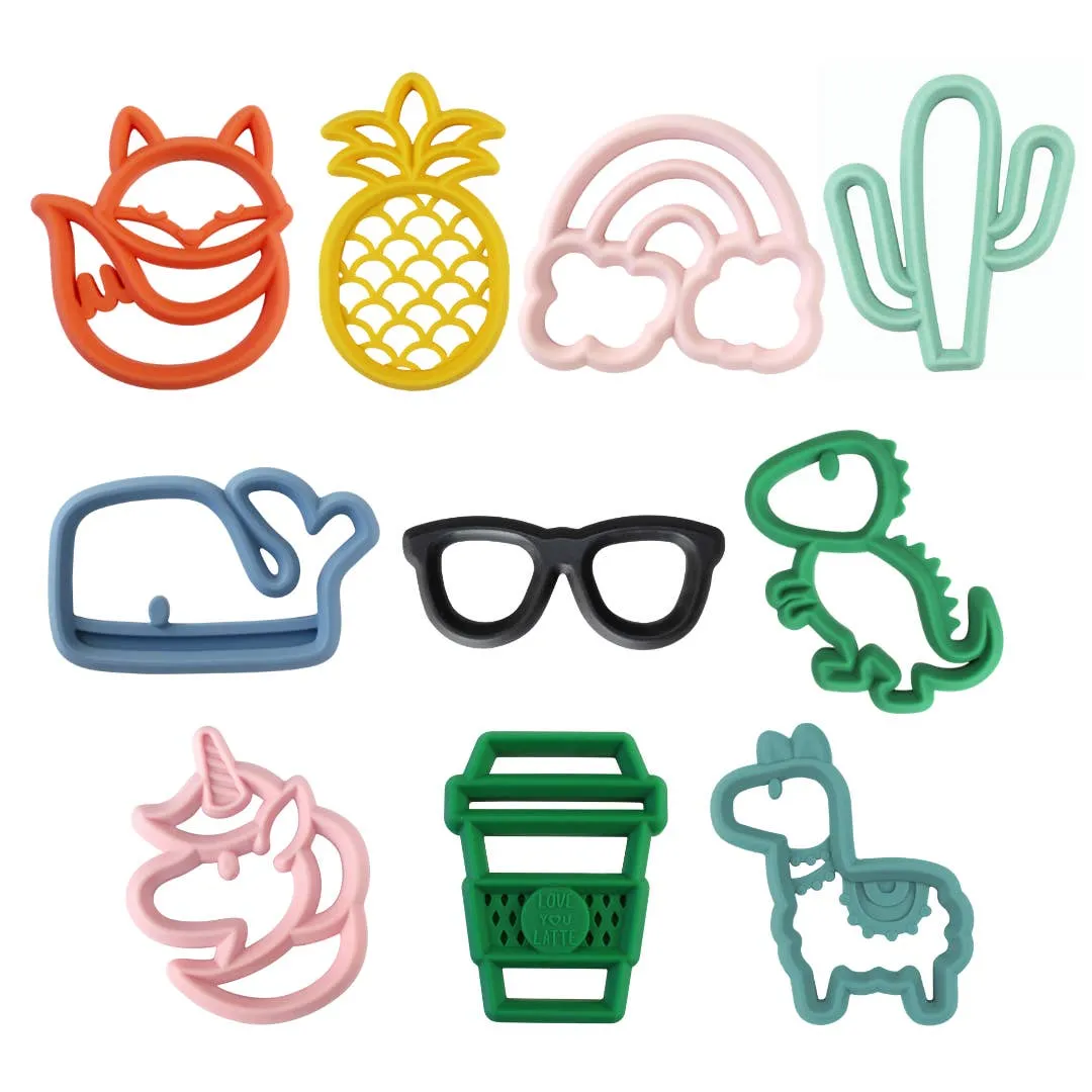 Itzy Ritzy Chew Crew Silicone Teethers