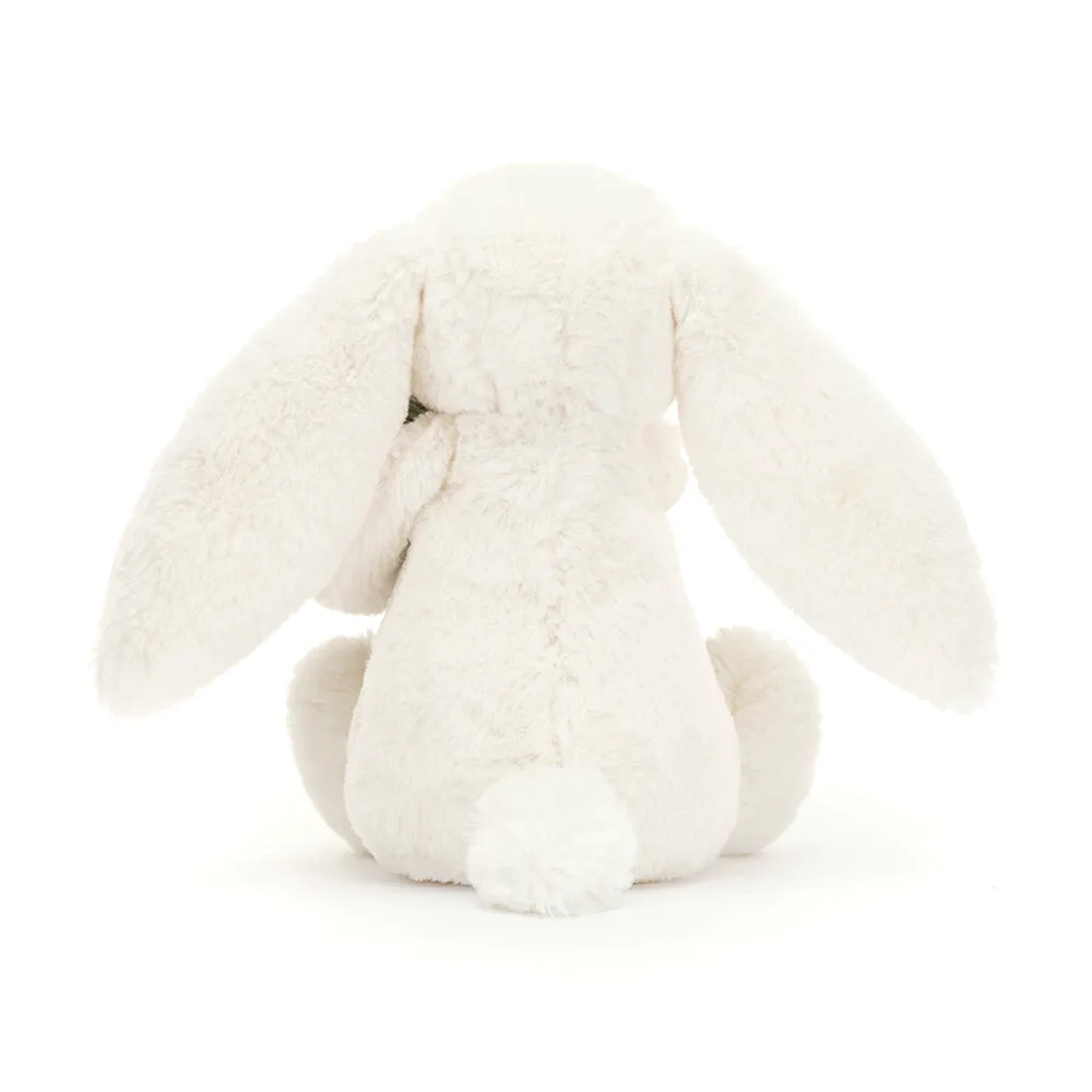 Jellycat Plush Toy Bashful Bunny with Christmas Tree