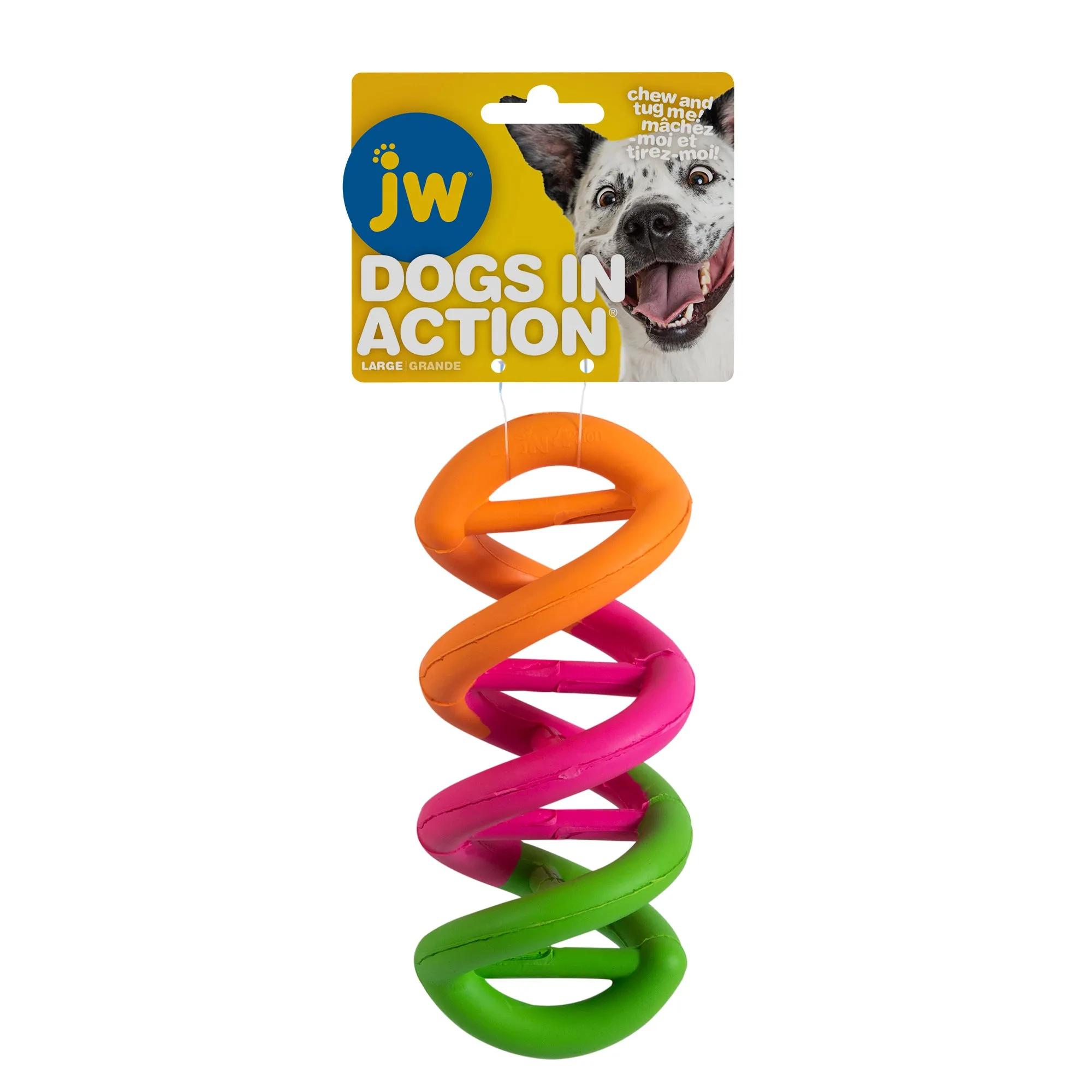 JW Dogs In Action Rubber Dog Toy