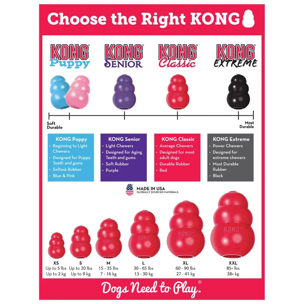 KONG Senior Dog Toy - Purple