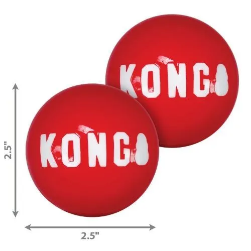 KONG Signature Balls 2-pk Medium