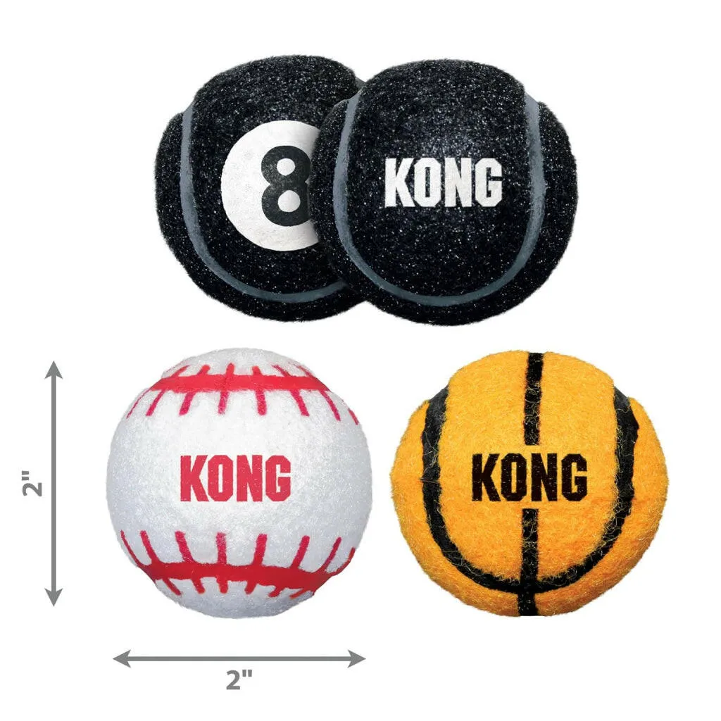 Kong Sport Balls Chew Toy For Dogs - (3 pack)