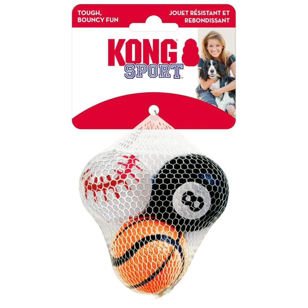 Kong Sport Balls Chew Toy For Dogs - (3 pack)