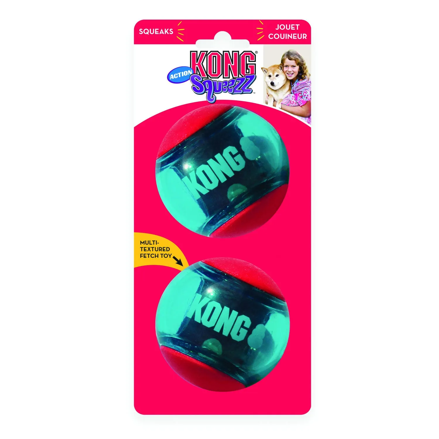 KONG Squeezz Action Ball