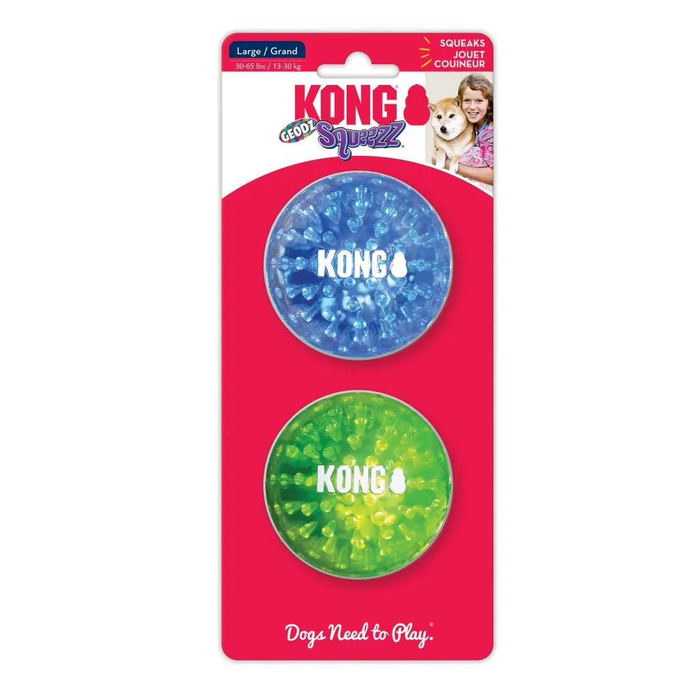 Kong Squeezz® Geodz 2-pk