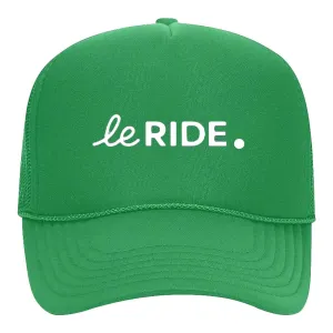 Le Ride. Trucker Foam Cap Kelly Green