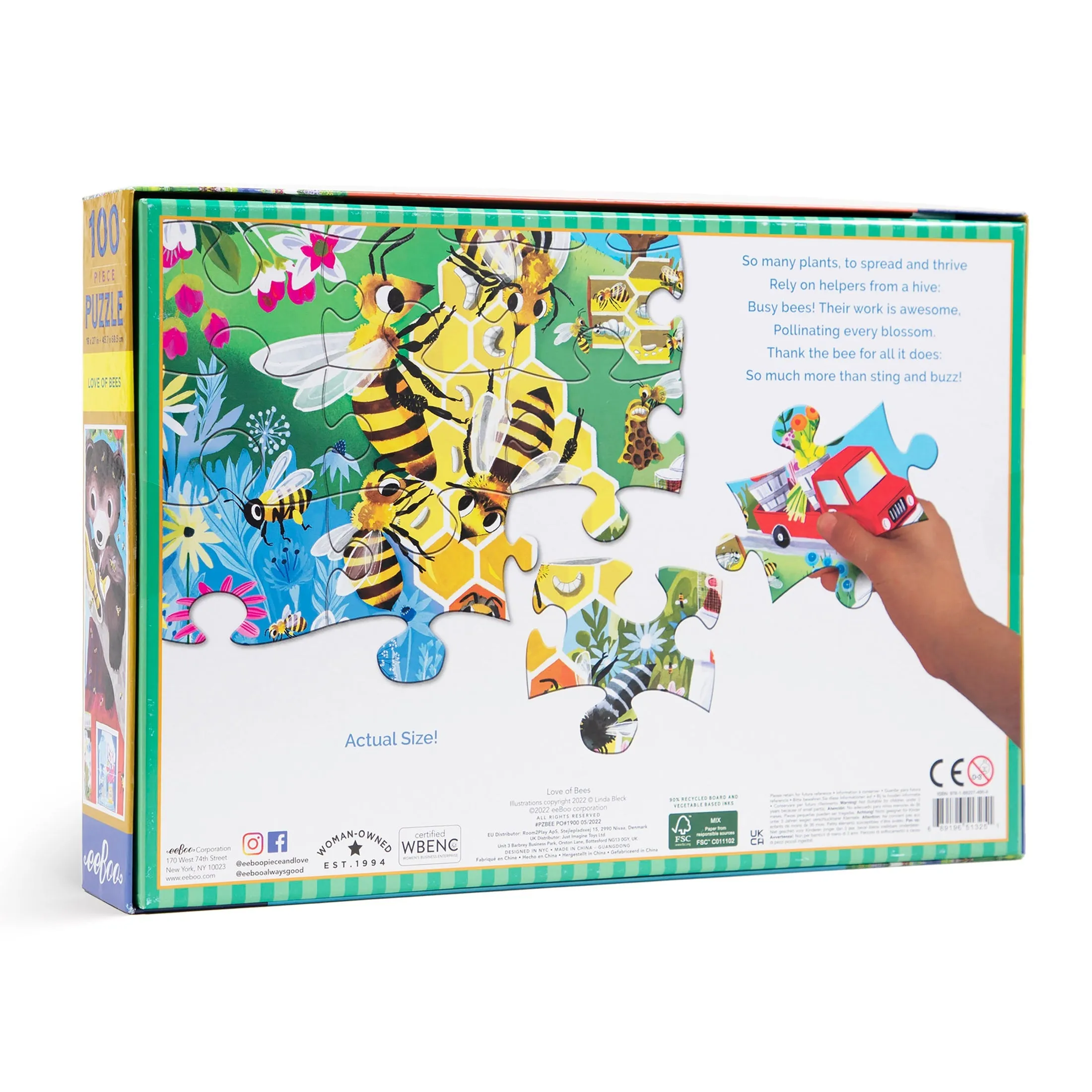 Love of Bees 100 Piece Puzzle