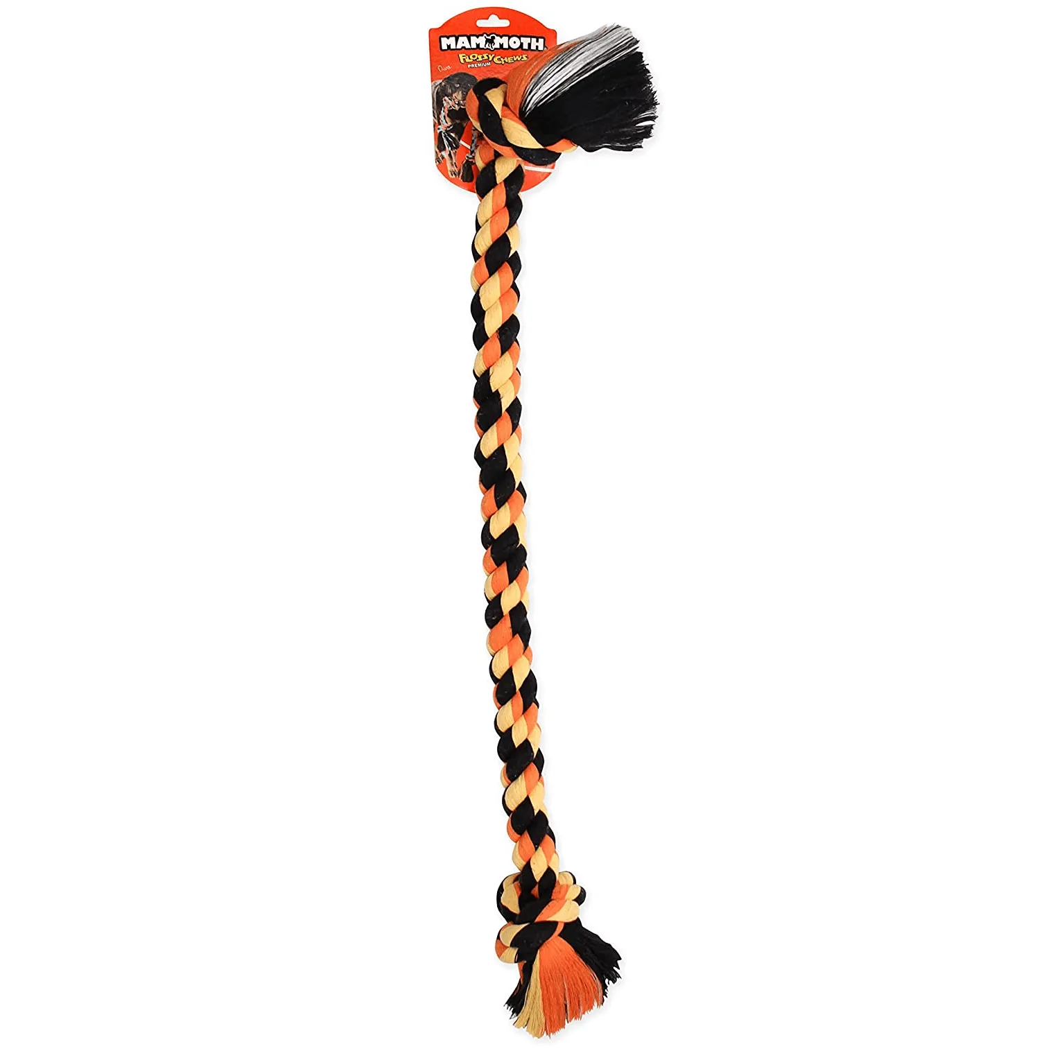 Mammoth Flossy Chews Color Rope Tug Dog Toy