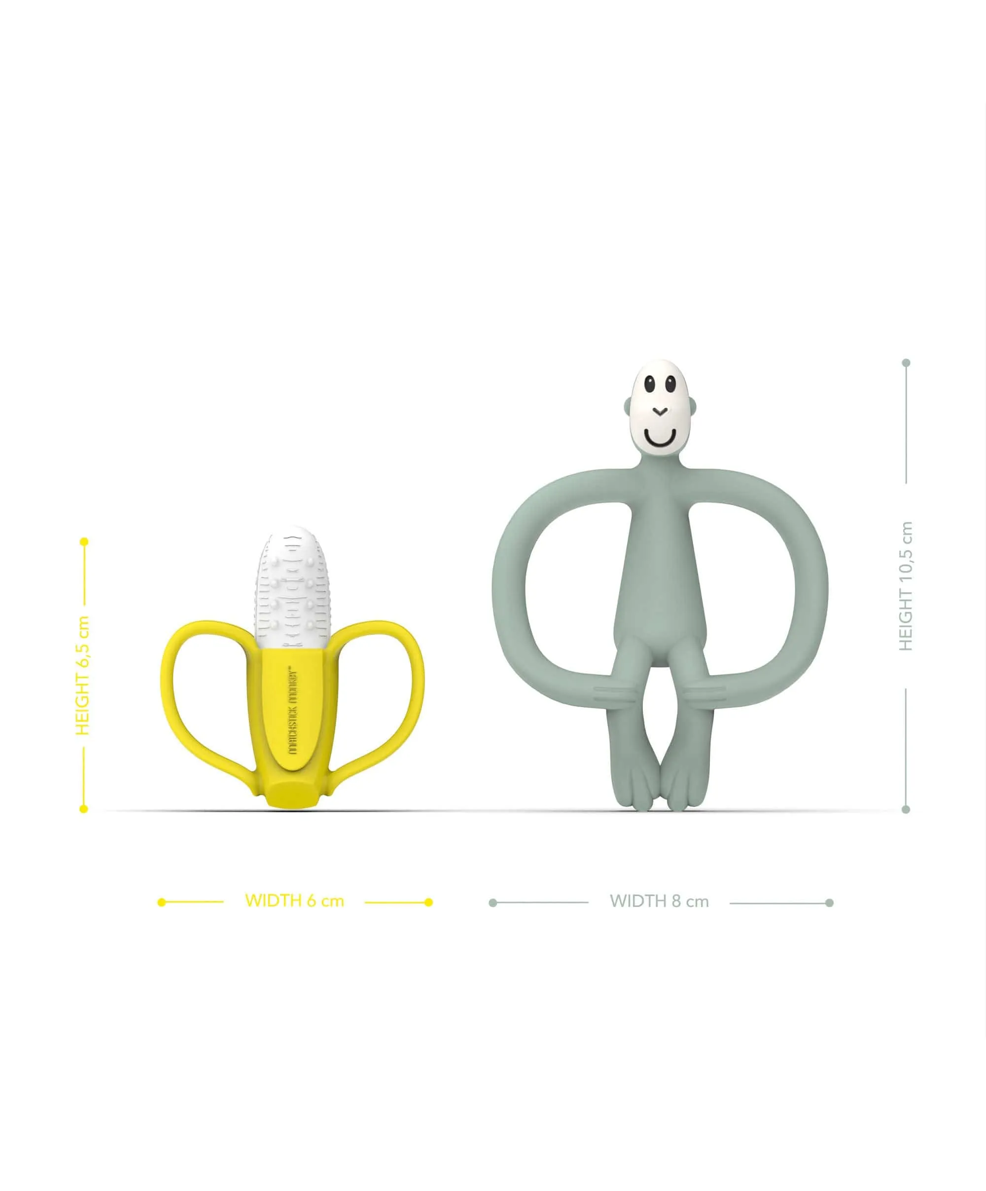 Matchstick Monkey Banana & Monkey Teething Set