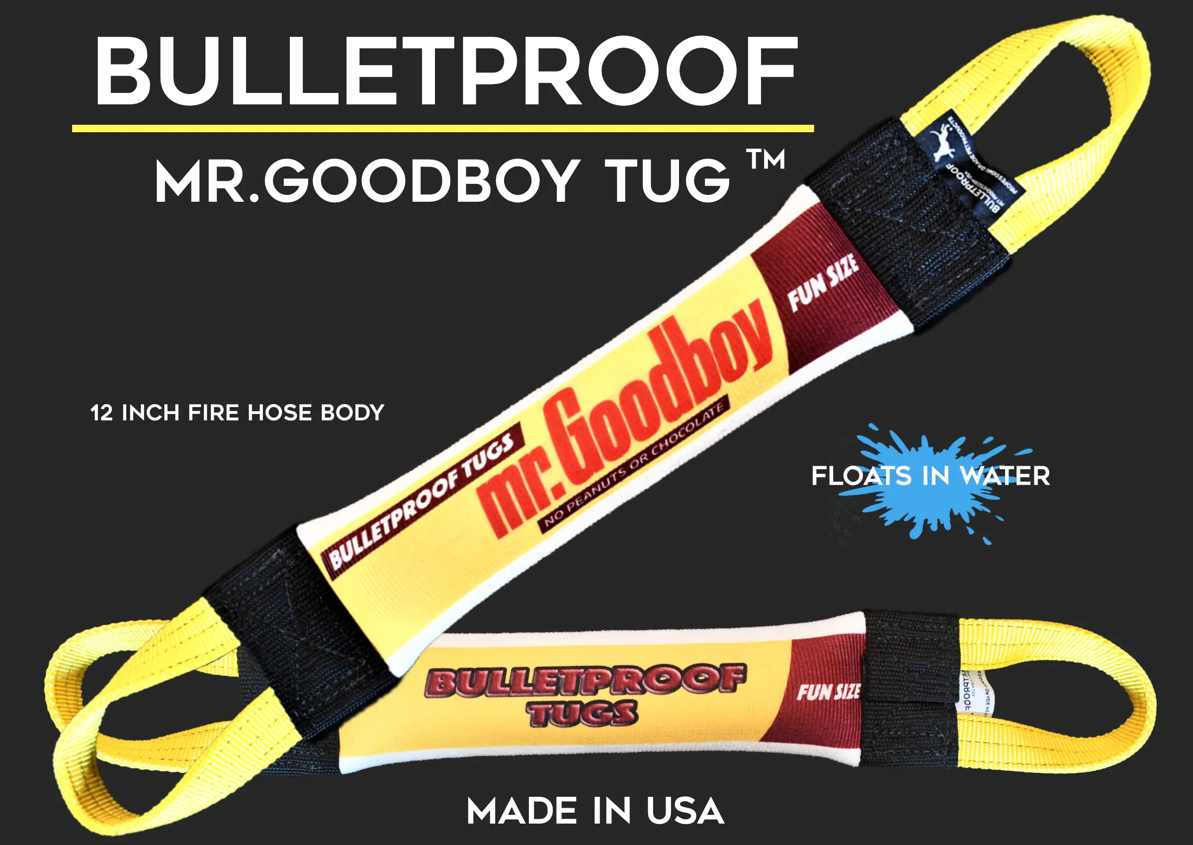 Mr Goodboy (Fun Size) Fire Hose Training Tug - Candy Series