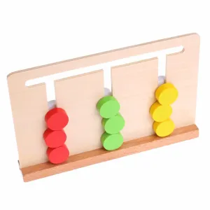 Novelty baby wooden toy Montessori Sensory Material color classification game early educational toy boy