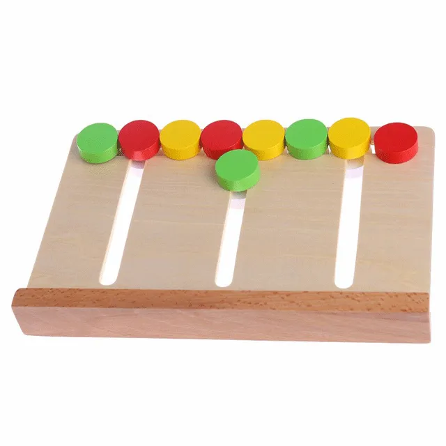 Novelty baby wooden toy Montessori Sensory Material color classification game early educational toy boy