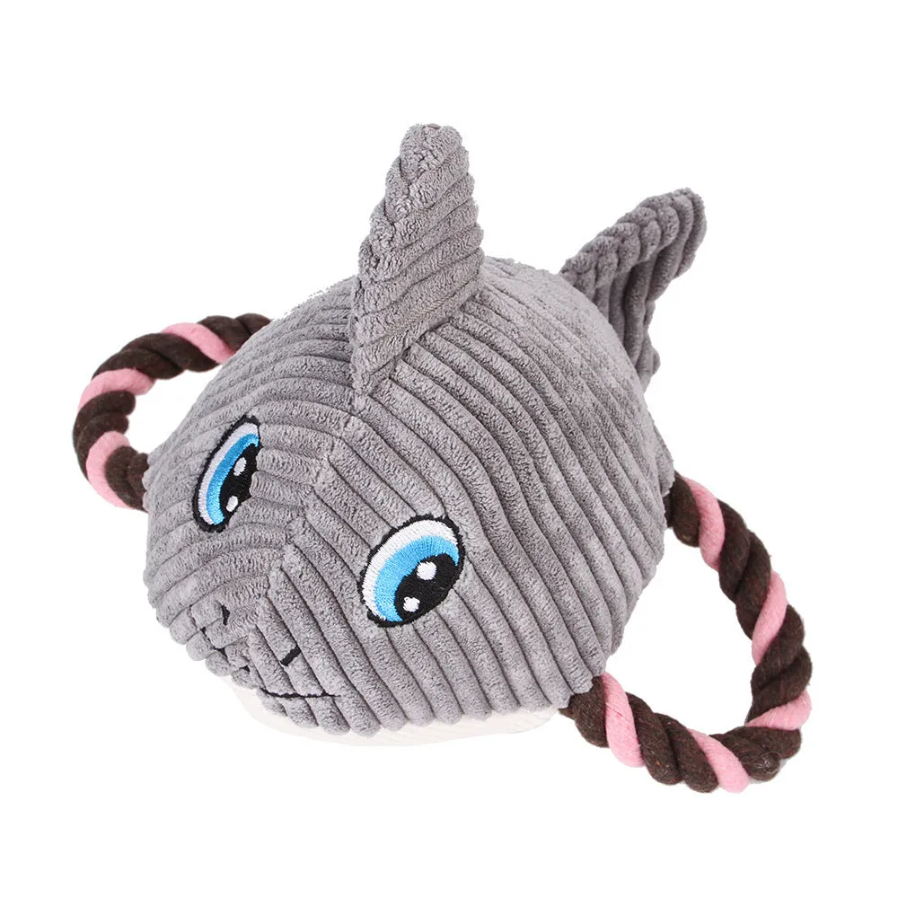 Petkin - Ocean Theme Plush Squeaky Dog Toy