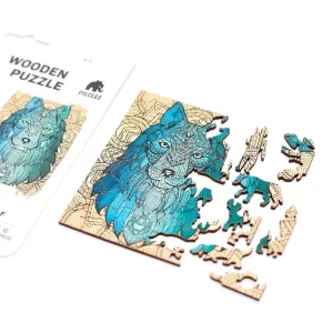 Piecezz Wooden 40 Piece Puzzle - Wolf