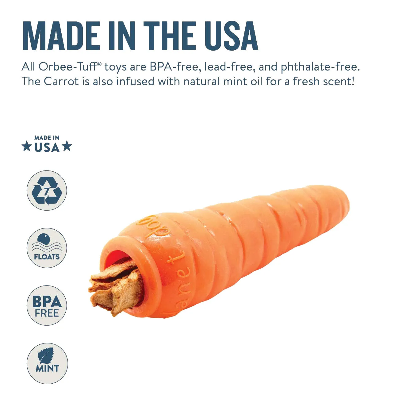 Planet Dog Orbee Tuff Carrot