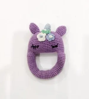 Purple Unicorn Teether