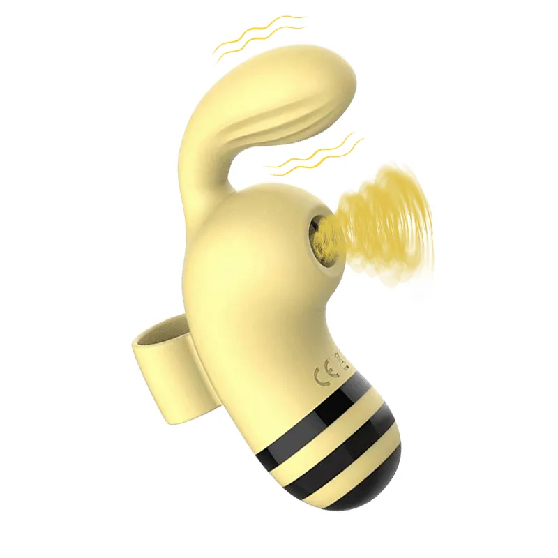 Quusvik Compact Bee-Shaped Vibrator for Women - Strong Suction & Vibration