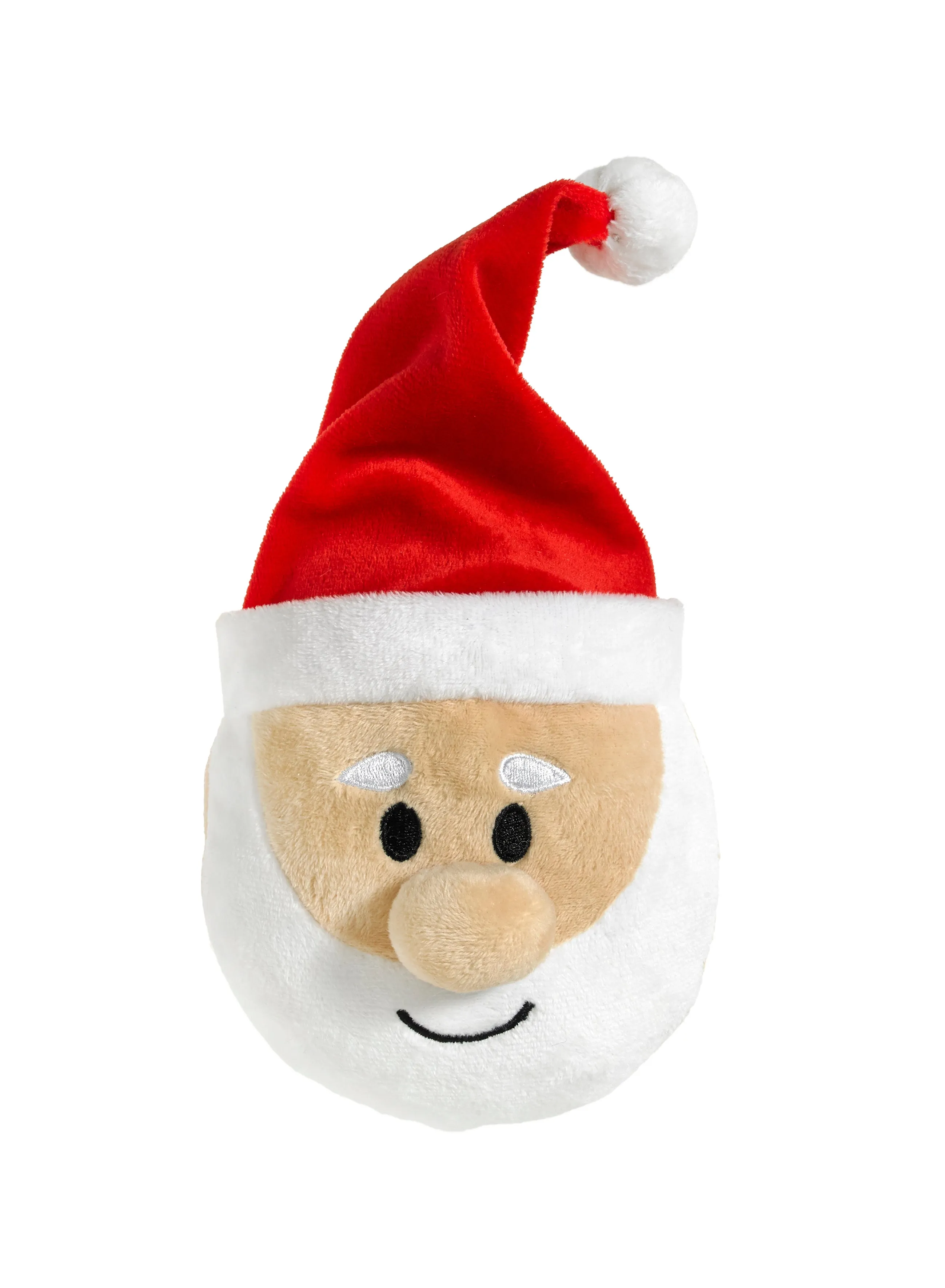 Santa Head Ball | Plush Christmas Dog Toy by Good Boy