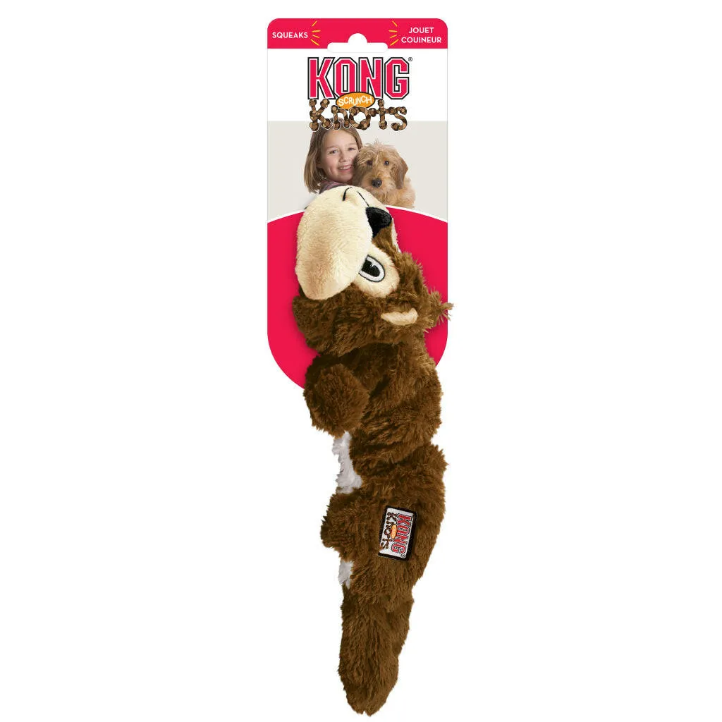 Shop Kong Scrunch Knots Squirrel Dog Toy Small/Medium