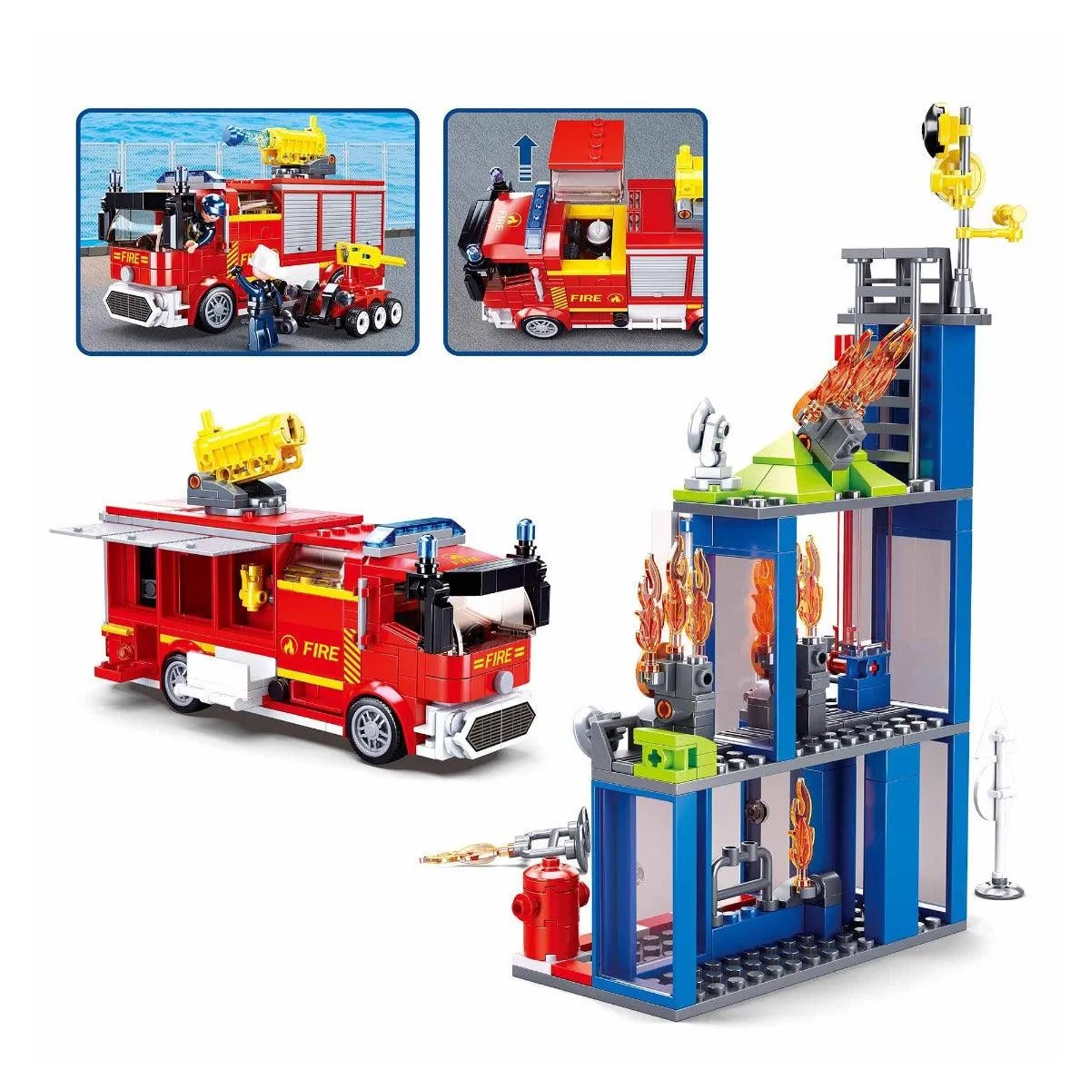 Sluban Fire Fighting Training Center Building Blocks For Ages 6 