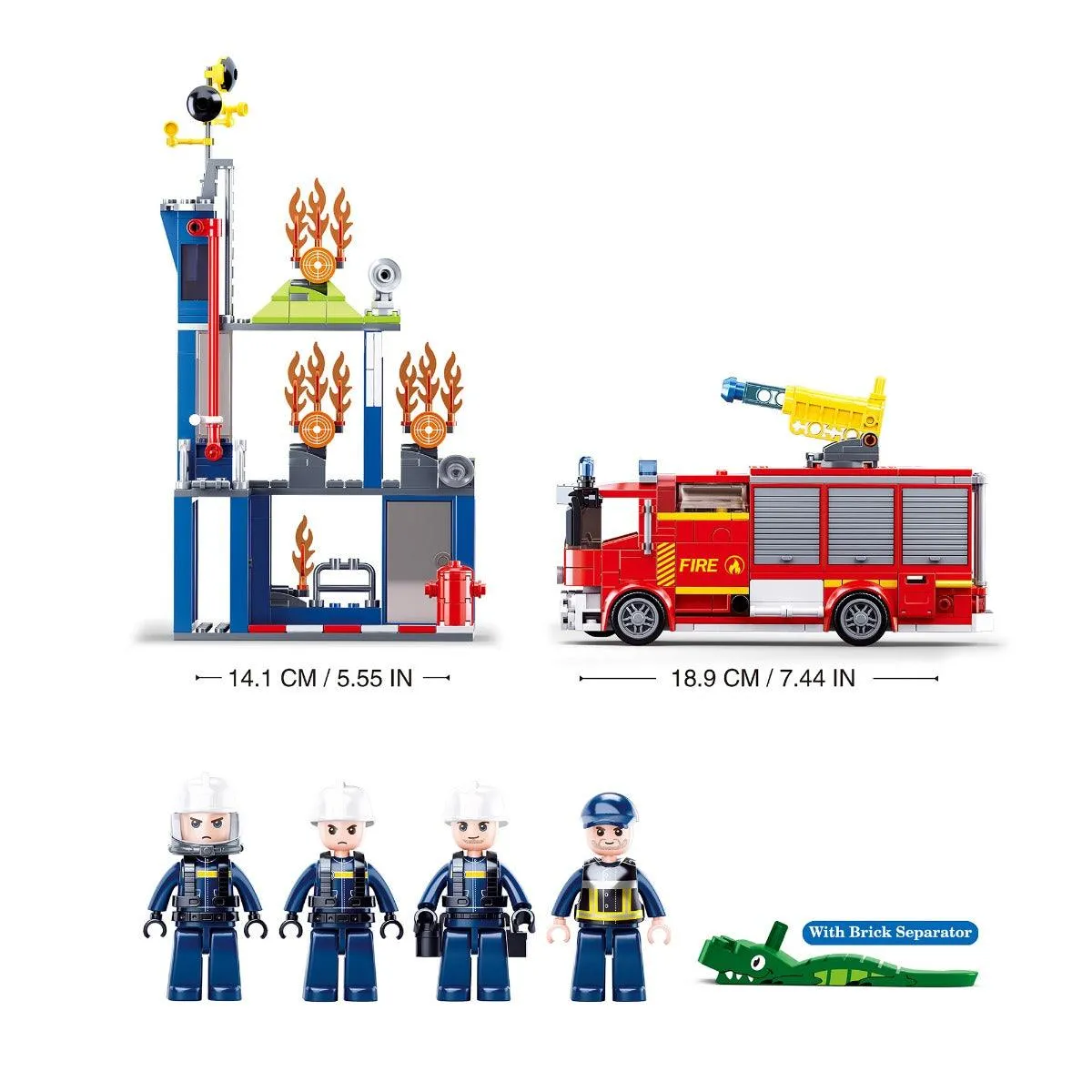 Sluban Fire Fighting Training Center Building Blocks For Ages 6 